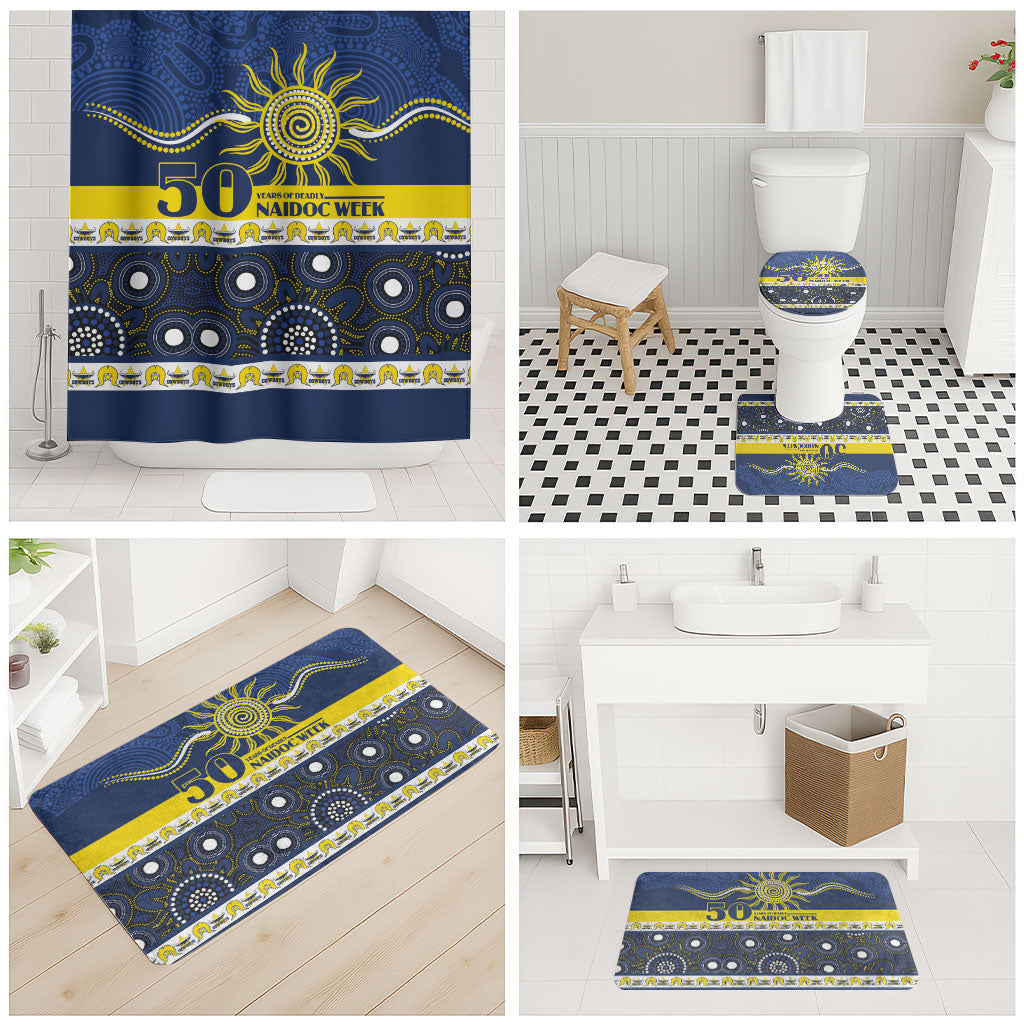 Cowboys NAIDOC Week Bathroom Set Aboriginal Torres Strait Islanders Vibe