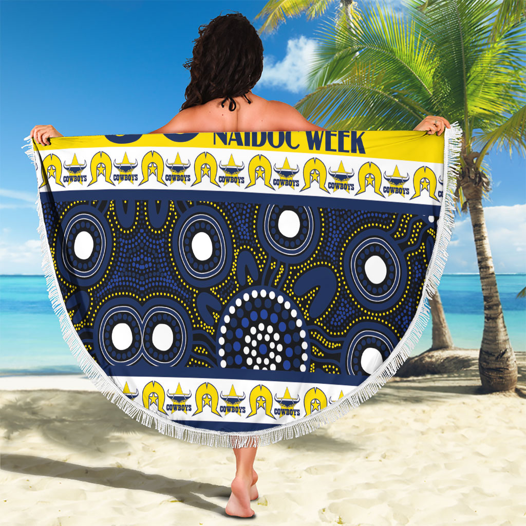 Cowboys NAIDOC Week Beach Blanket Aboriginal Torres Strait Islanders Vibe