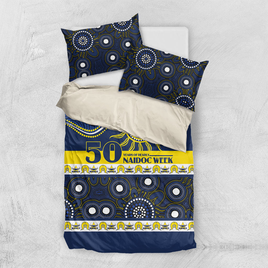 Cowboys NAIDOC Week Bedding Set Aboriginal Torres Strait Islanders Vibe