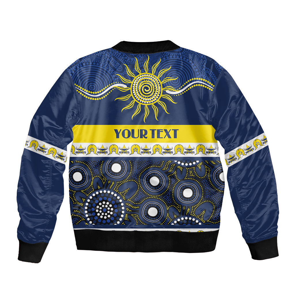 Cowboys NAIDOC Week Personalised Bomber Jacket Aboriginal Torres Strait Islanders Vibe