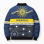 Cowboys NAIDOC Week Personalised Bomber Puffer Jacket Aboriginal Torres Strait Islanders Vibe