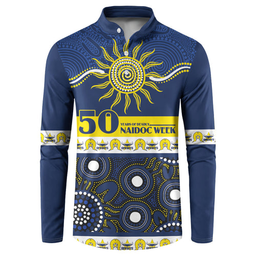 Cowboys NAIDOC Week Personalised Button Sweatshirt Aboriginal Torres Strait Islanders Vibe