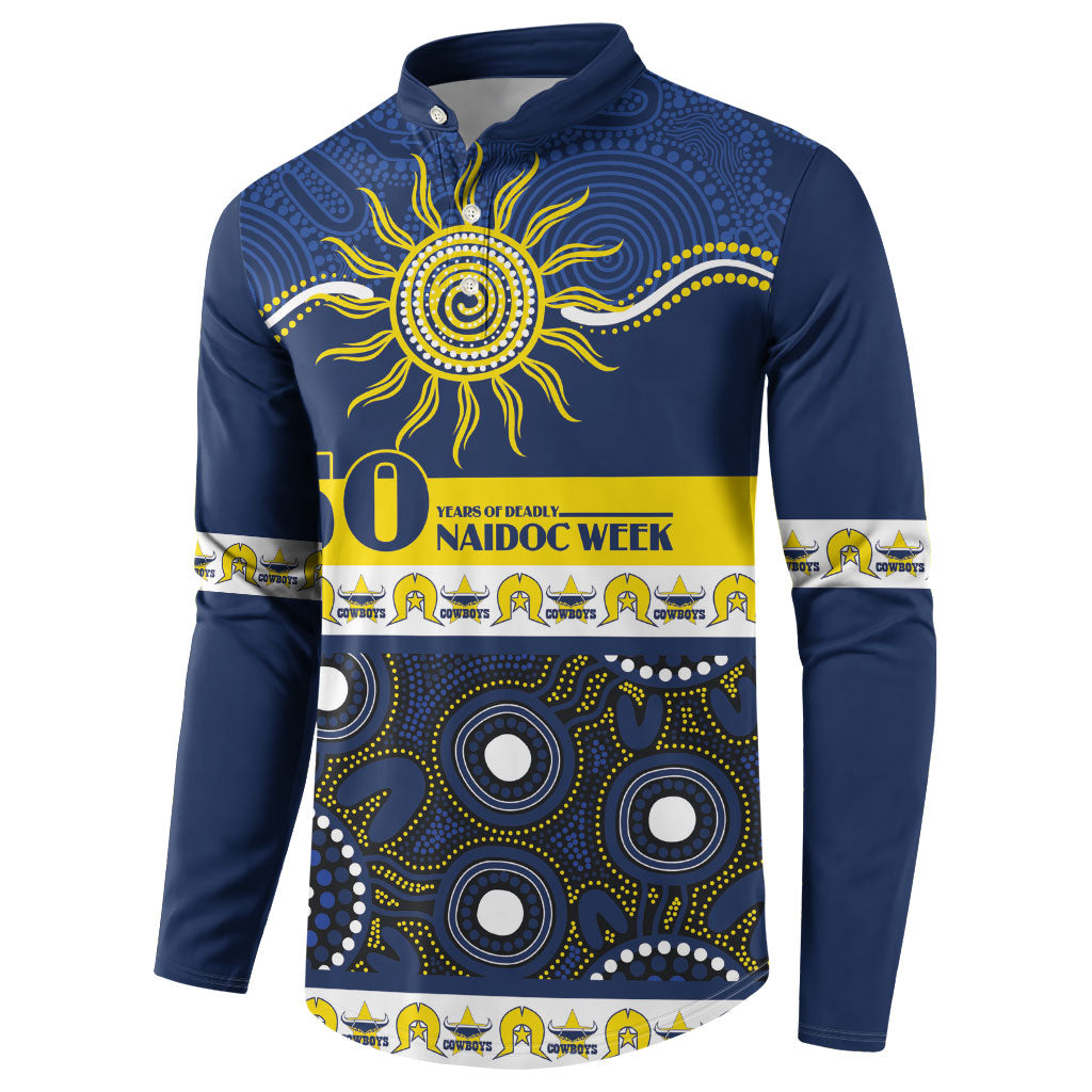 Cowboys NAIDOC Week Personalised Button Sweatshirt Aboriginal Torres Strait Islanders Vibe