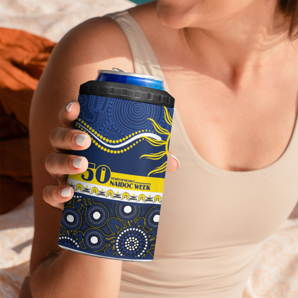 Cowboys NAIDOC Week Personalised 4 in 1 Can Cooler Tumbler Aboriginal Torres Strait Islanders Vibe