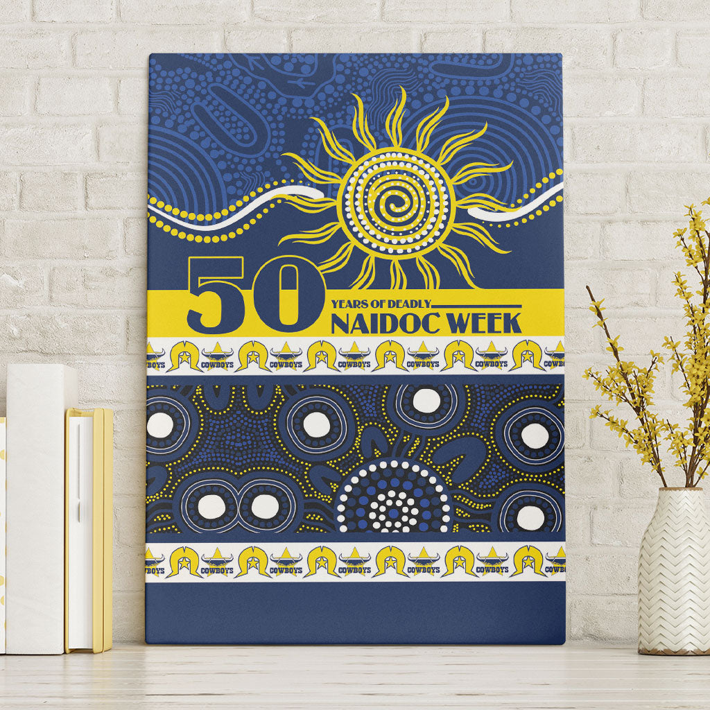 Cowboys NAIDOC Week Canvas Wall Art Aboriginal Torres Strait Islanders Vibe