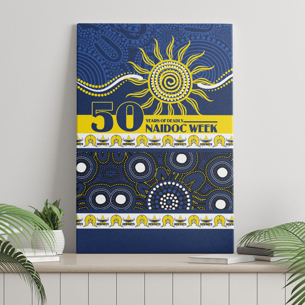Cowboys NAIDOC Week Canvas Wall Art Aboriginal Torres Strait Islanders Vibe