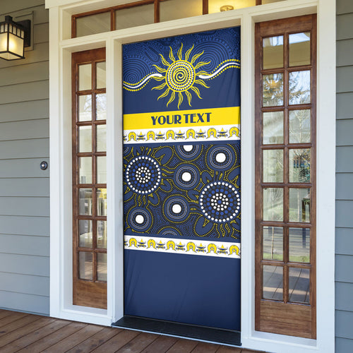 Cowboys NAIDOC Week Personalised Door Cover Aboriginal Torres Strait Islanders Vibe
