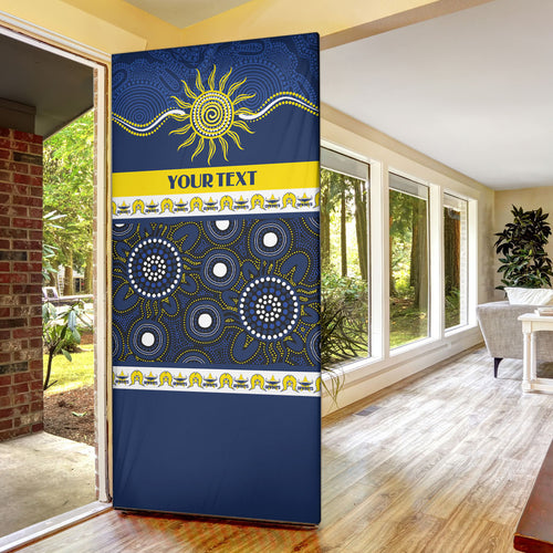 Cowboys NAIDOC Week Personalised Door Cover Aboriginal Torres Strait Islanders Vibe