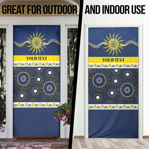 Cowboys NAIDOC Week Personalised Door Cover Aboriginal Torres Strait Islanders Vibe