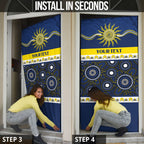Cowboys NAIDOC Week Personalised Door Cover Aboriginal Torres Strait Islanders Vibe