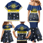 Cowboys NAIDOC Week Personalised Family Matching Mermaid Dress and Hawaiian Shirt Aboriginal Torres Strait Islanders Vibe
