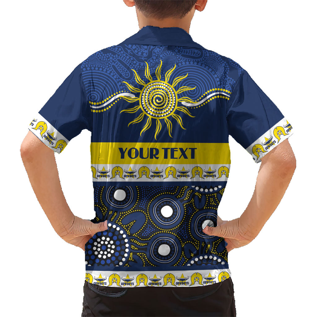 Cowboys NAIDOC Week Personalised Family Matching Puletasi and Hawaiian Shirt Aboriginal Torres Strait Islanders Vibe