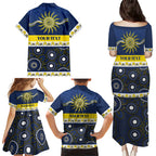 Cowboys NAIDOC Week Personalised Family Matching Puletasi and Hawaiian Shirt Aboriginal Torres Strait Islanders Vibe