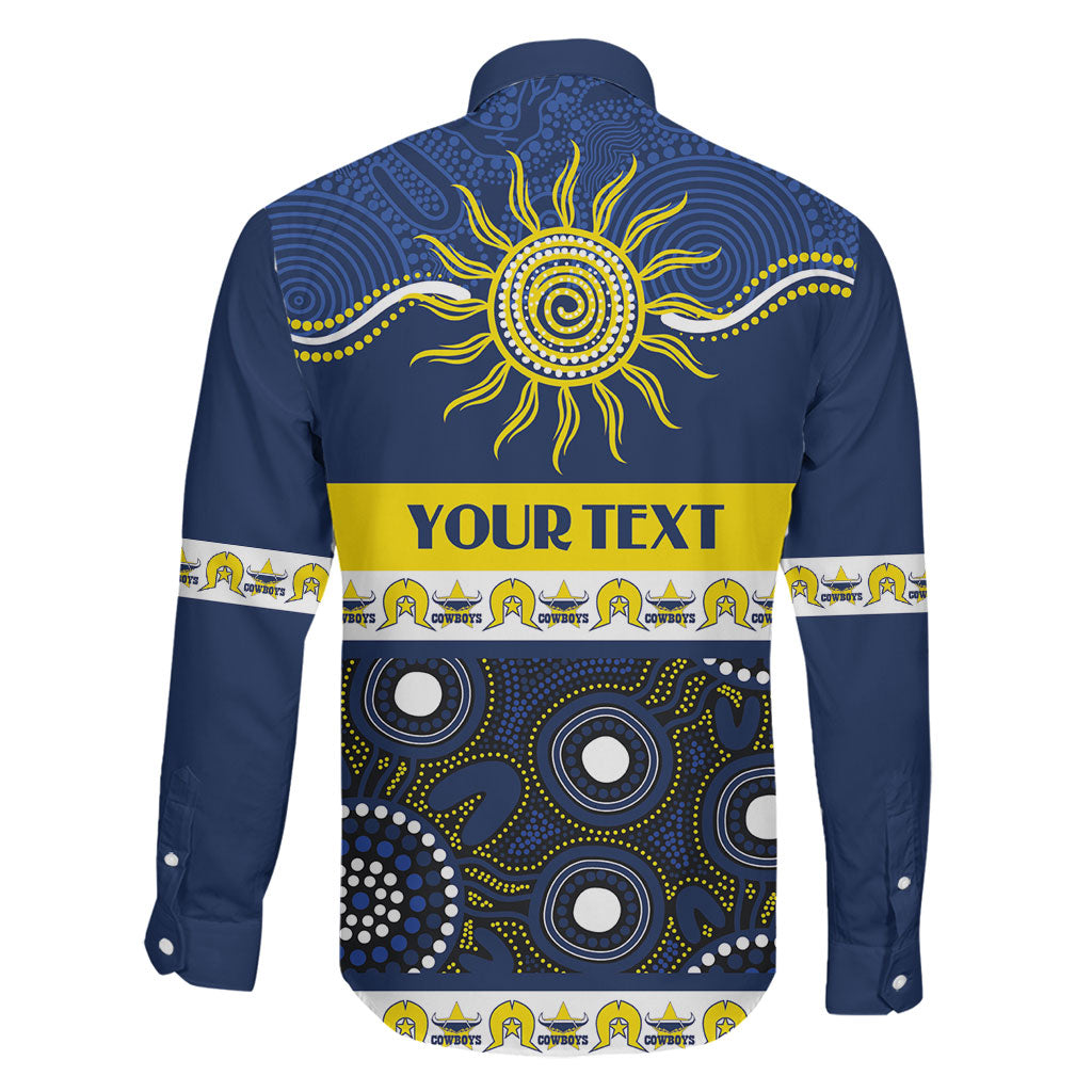 Cowboys NAIDOC Week Personalised Family Matching Puletasi and Hawaiian Shirt Aboriginal Torres Strait Islanders Vibe