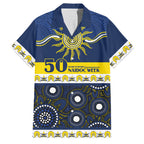 Cowboys NAIDOC Week Personalised Family Matching Tank Maxi Dress and Hawaiian Shirt Aboriginal Torres Strait Islanders Vibe