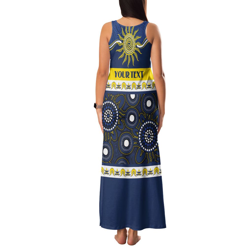 Cowboys NAIDOC Week Personalised Family Matching Tank Maxi Dress and Hawaiian Shirt Aboriginal Torres Strait Islanders Vibe