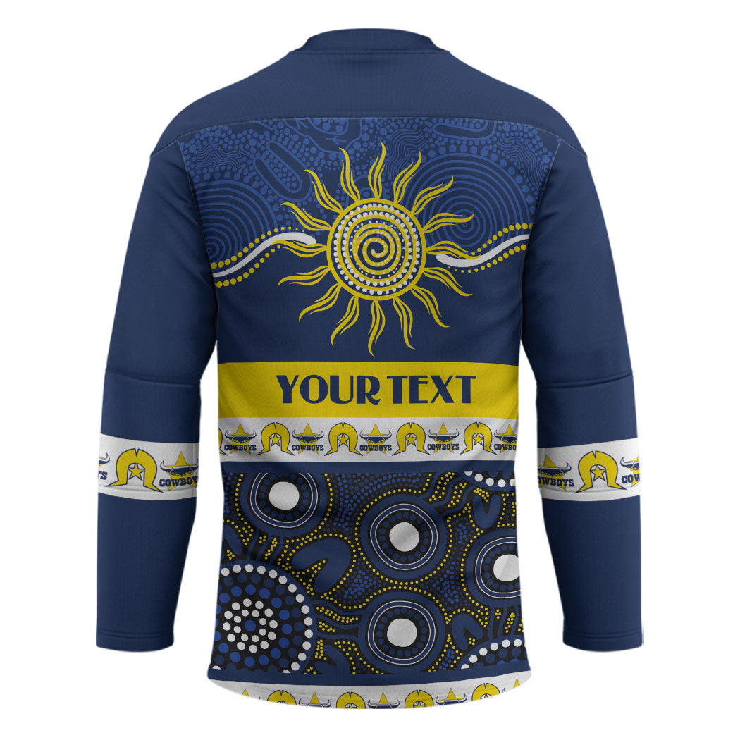 Cowboys NAIDOC Week Personalised Hockey Jersey Aboriginal Torres Strait Islanders Vibe
