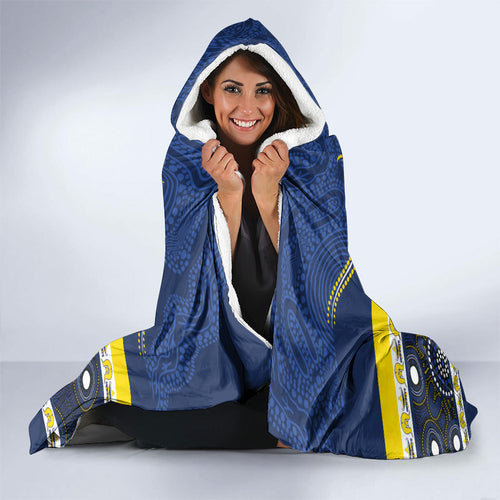 Cowboys NAIDOC Week Hooded Blanket Aboriginal Torres Strait Islanders Vibe