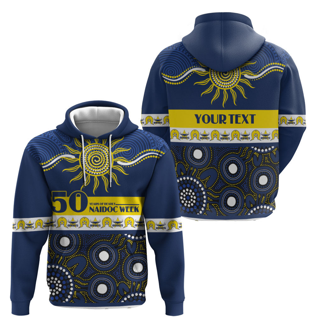 Cowboys NAIDOC Week Personalised Hoodie Aboriginal Torres Strait Islanders Vibe