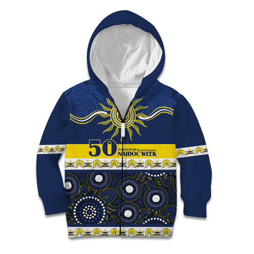 Cowboys NAIDOC Week Personalised Kid Hoodie Aboriginal Torres Strait Islanders Vibe