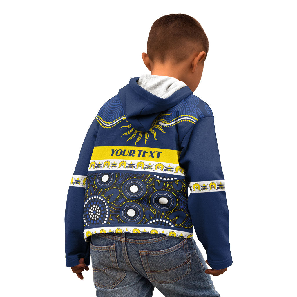 Cowboys NAIDOC Week Personalised Kid Hoodie Aboriginal Torres Strait Islanders Vibe
