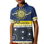 Cowboys NAIDOC Week Personalised Kid Polo Shirt Aboriginal Torres Strait Islanders Vibe