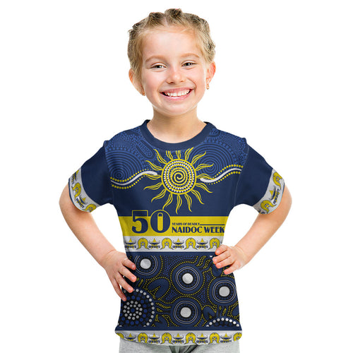 Cowboys NAIDOC Week Personalised Kid T Shirt Aboriginal Torres Strait Islanders Vibe