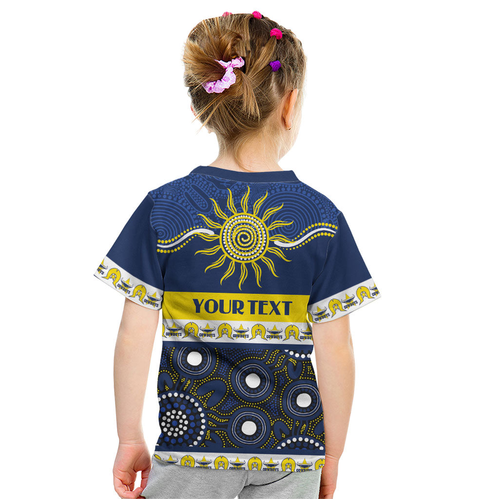 Cowboys NAIDOC Week Personalised Kid T Shirt Aboriginal Torres Strait Islanders Vibe