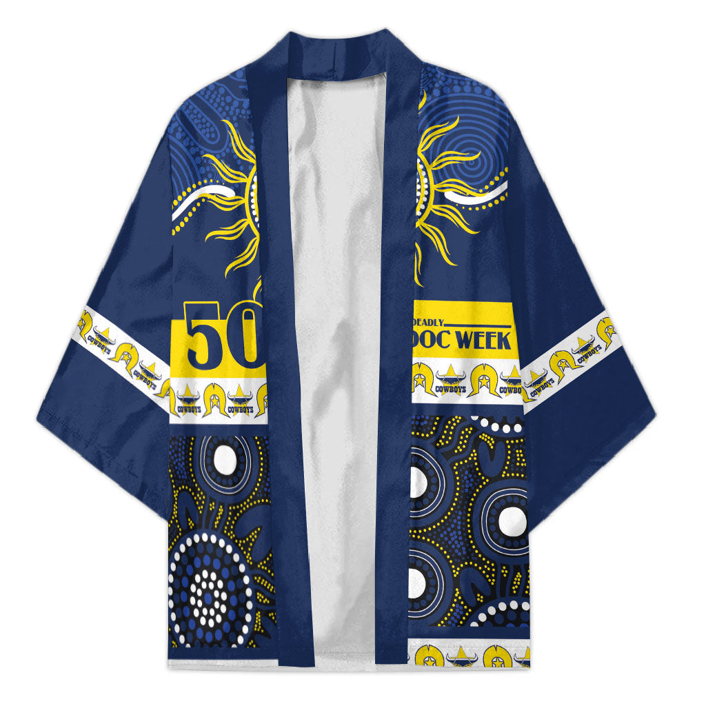 Cowboys NAIDOC Week Personalised Kimono Aboriginal Torres Strait Islanders Vibe