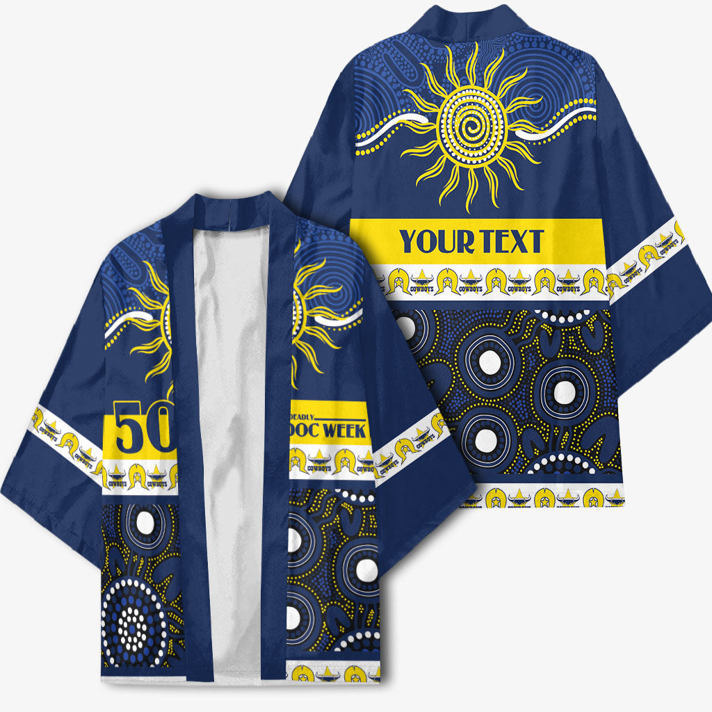 Cowboys NAIDOC Week Personalised Kimono Aboriginal Torres Strait Islanders Vibe