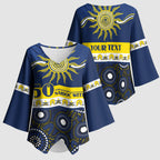 Cowboys NAIDOC Week Personalised Kimono Sleeve Blouse Aboriginal Torres Strait Islanders Vibe