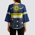 Cowboys NAIDOC Week Personalised Kimono Sleeve Blouse Aboriginal Torres Strait Islanders Vibe