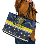Cowboys NAIDOC Week Leather Tote Bag Aboriginal Torres Strait Islanders Vibe