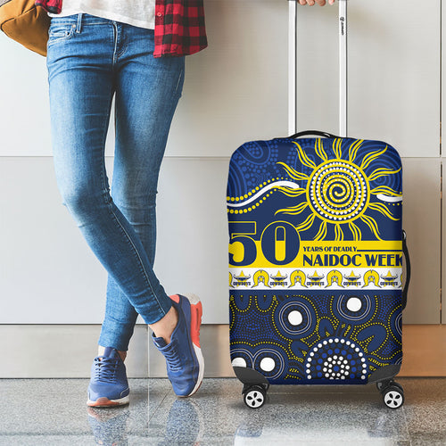 Cowboys NAIDOC Week Luggage Cover Aboriginal Torres Strait Islanders Vibe
