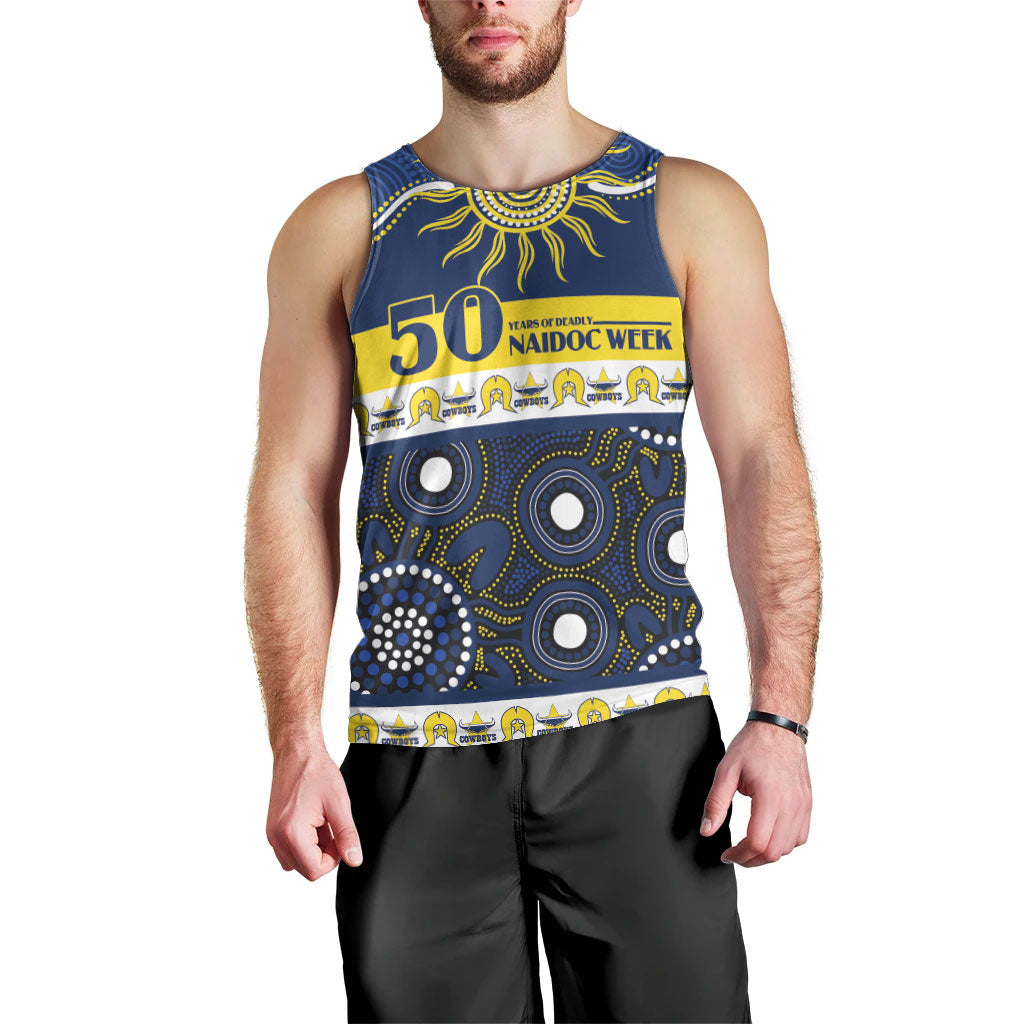 Cowboys NAIDOC Week Personalised Men Tank Top Aboriginal Torres Strait Islanders Vibe