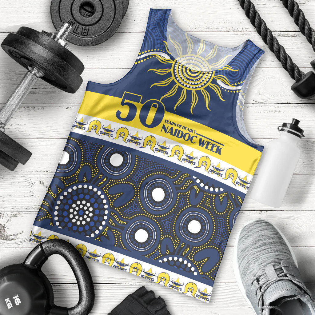 Cowboys NAIDOC Week Personalised Men Tank Top Aboriginal Torres Strait Islanders Vibe