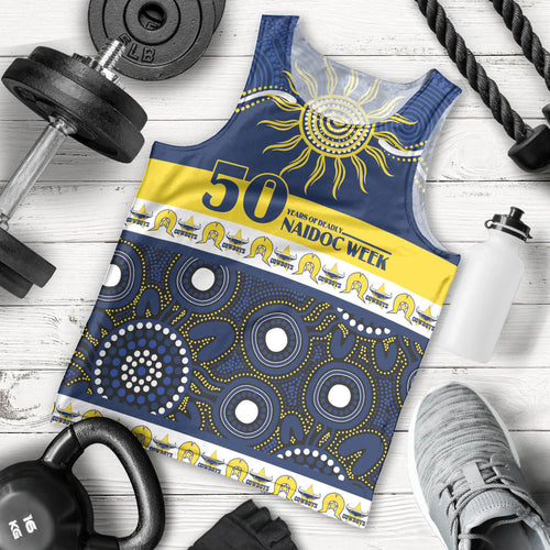 Cowboys NAIDOC Week Personalised Men Tank Top Aboriginal Torres Strait Islanders Vibe