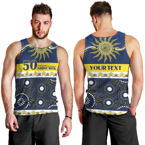 Cowboys NAIDOC Week Personalised Men Tank Top Aboriginal Torres Strait Islanders Vibe