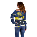 Cowboys NAIDOC Week Personalised Off Shoulder Sweater Aboriginal Torres Strait Islanders Vibe
