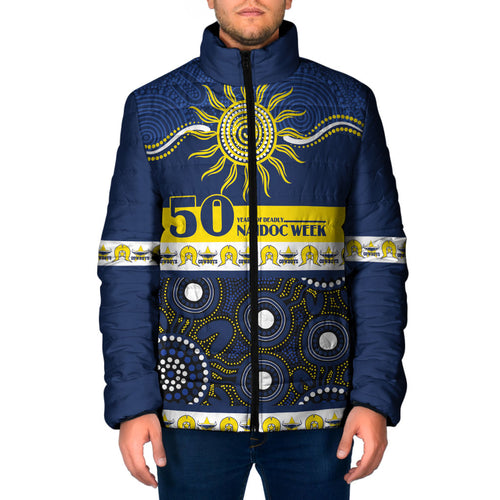 Cowboys NAIDOC Week Personalised Padded Jacket Aboriginal Torres Strait Islanders Vibe