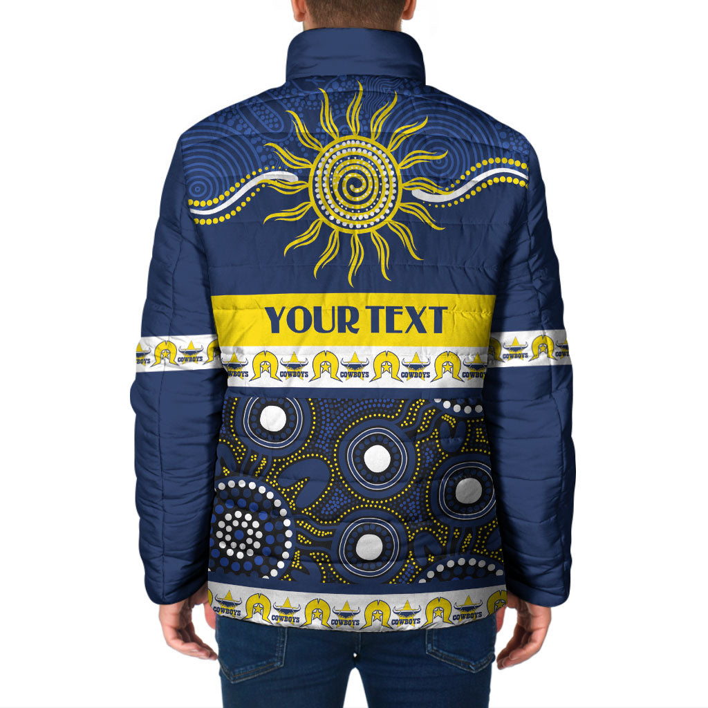 Cowboys NAIDOC Week Personalised Padded Jacket Aboriginal Torres Strait Islanders Vibe