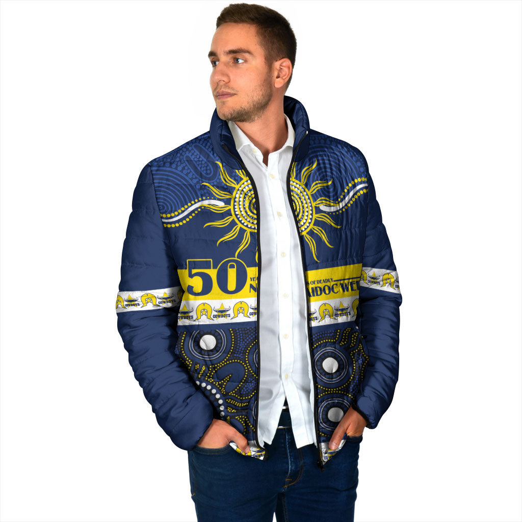 Cowboys NAIDOC Week Personalised Padded Jacket Aboriginal Torres Strait Islanders Vibe