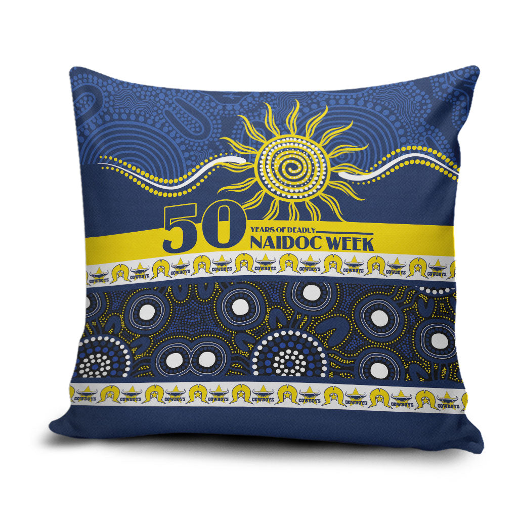 Cowboys NAIDOC Week Pillow Cover Aboriginal Torres Strait Islanders Vibe