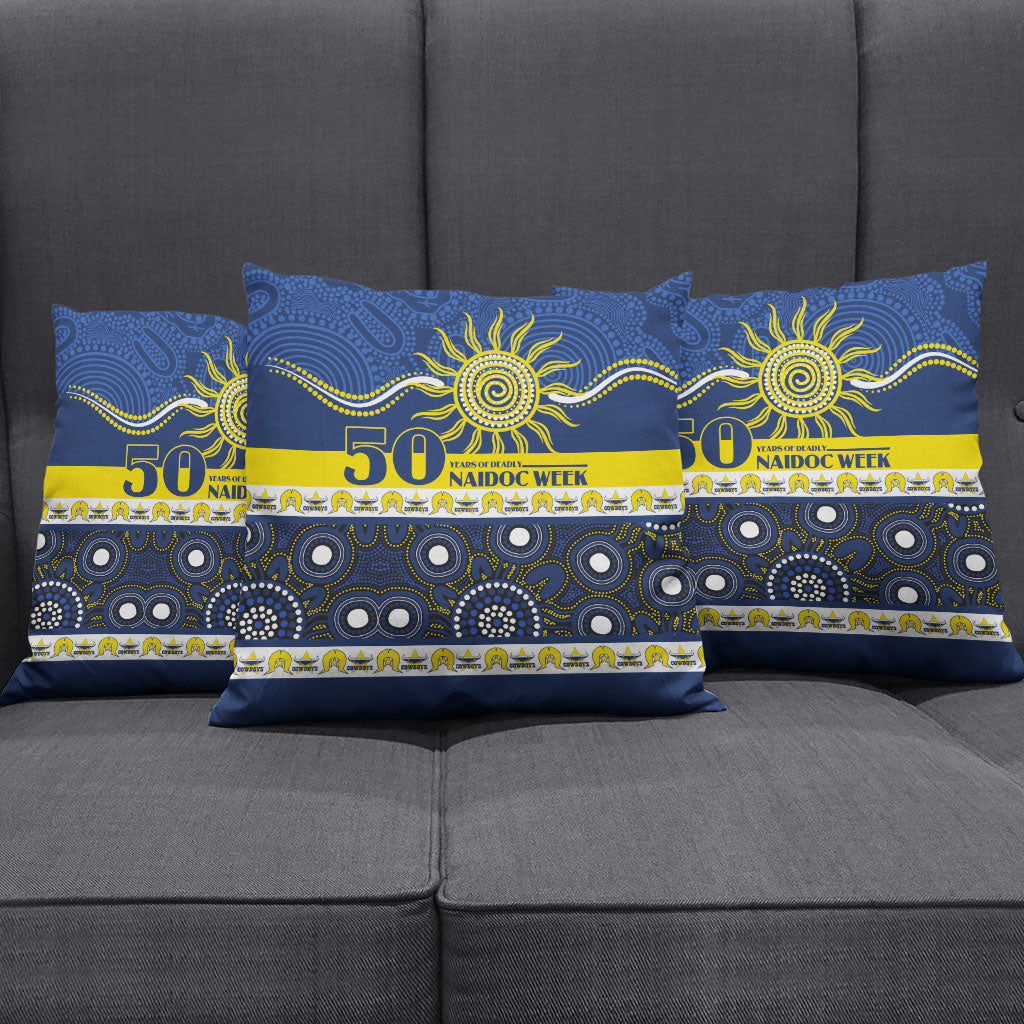 Cowboys NAIDOC Week Pillow Cover Aboriginal Torres Strait Islanders Vibe