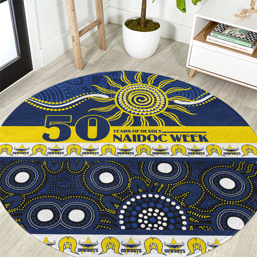 Cowboys NAIDOC Week Round Carpet Aboriginal Torres Strait Islanders Vibe