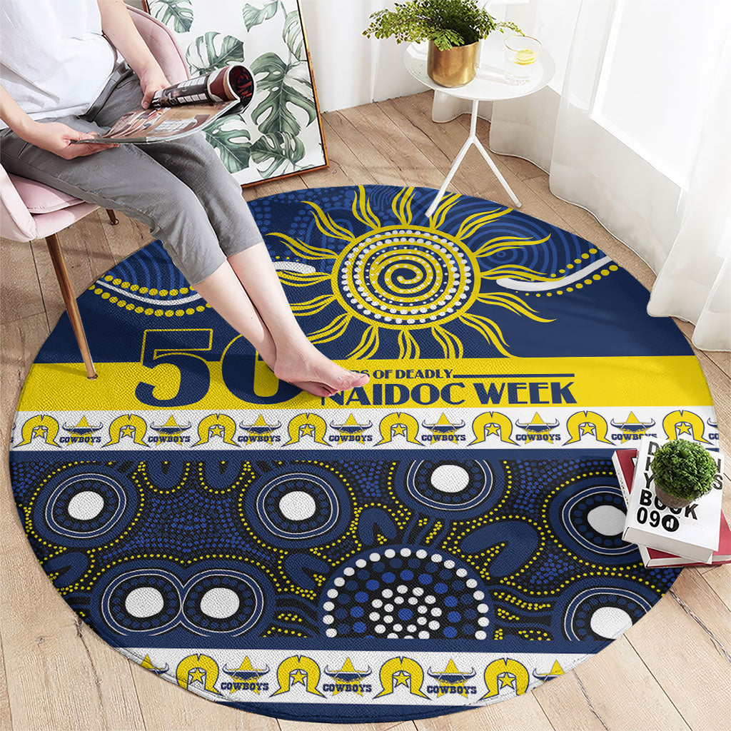 Cowboys NAIDOC Week Round Carpet Aboriginal Torres Strait Islanders Vibe