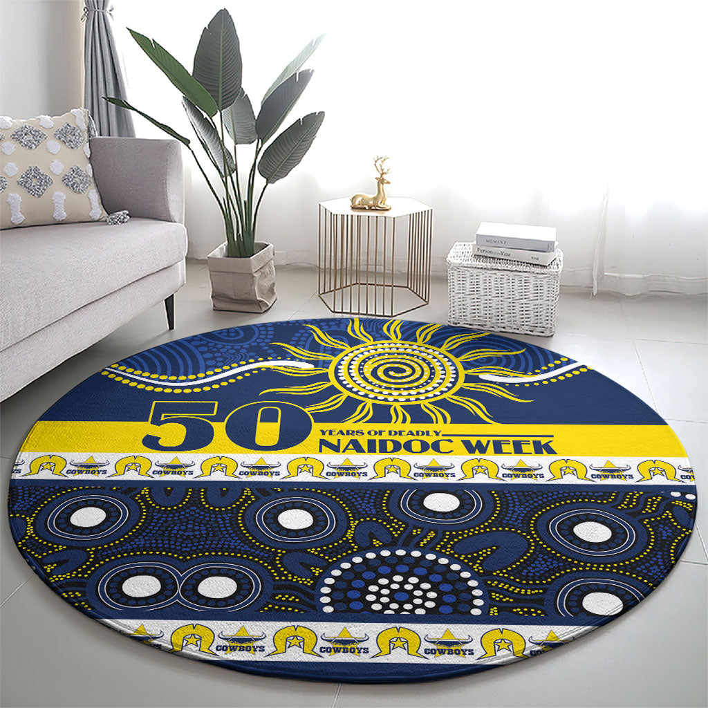 Cowboys NAIDOC Week Round Carpet Aboriginal Torres Strait Islanders Vibe