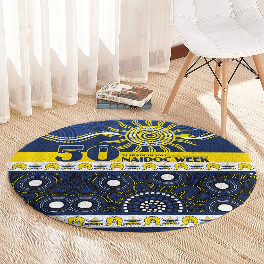Cowboys NAIDOC Week Round Carpet Aboriginal Torres Strait Islanders Vibe