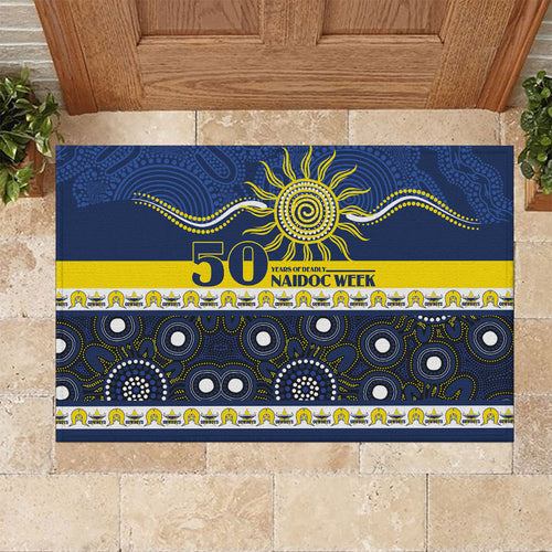 Cowboys NAIDOC Week Rubber Doormat Aboriginal Torres Strait Islanders Vibe