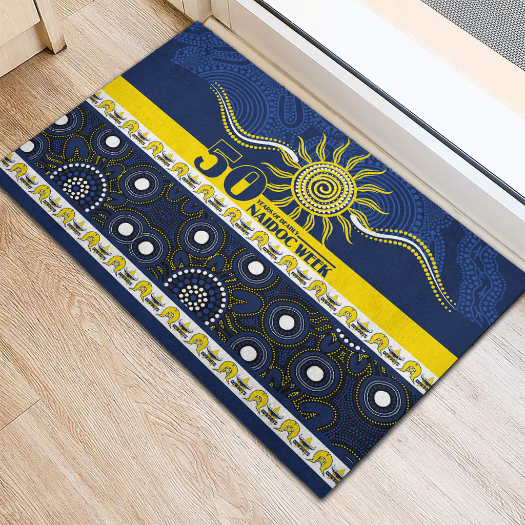 Cowboys NAIDOC Week Rubber Doormat Aboriginal Torres Strait Islanders Vibe